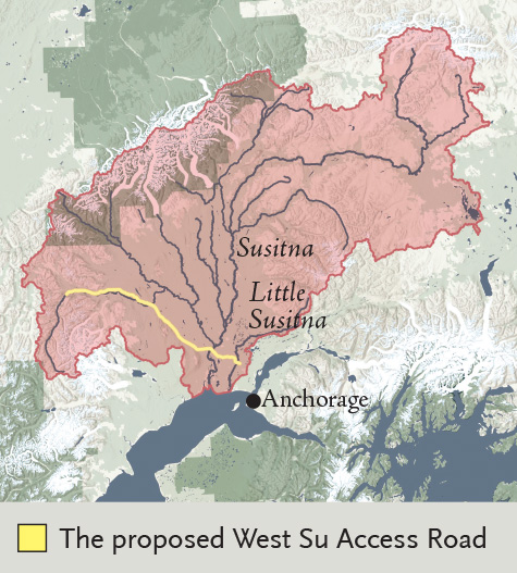 AK West Su Access Road